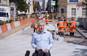 Сергей Собянин сообщил о завершении реконструкции улицы Большая Ордынка к концу августа