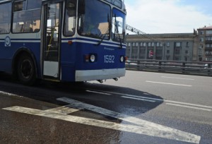 Новую выделенную полосу открыли на Варшавском шоссе