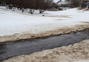 По просьбе жителей пешеходную дорогу в районе Царицыно очистили от снега и наледи