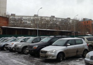 На фото парковка в районе Царицыно