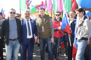Представители органов власти района Царицыно приняли участие в первомайской демонстрации