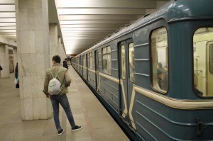 Поезд московского метрополитена 