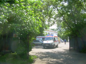 Двор на улице Бехтерева в районе Царицыно