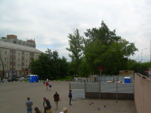 Ремонтные работы на станции метро "Царицыно"
