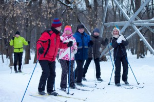Соревнования по лыжным гонкам в музее-заповеднике Царицыно