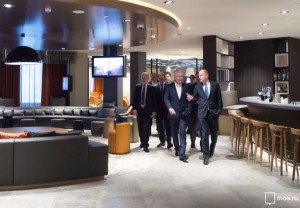 Мэр Москвы Сергей Собянин посетил новый торгово-гостиничный комплекс «Киевский»
