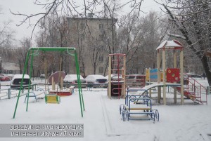 Детская площадка в районе Царицыно