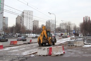 Ремонт дороги в Южном округе