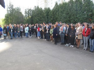 В колледже «Царицыно» прошел торжественный митинг ко Дню Победы