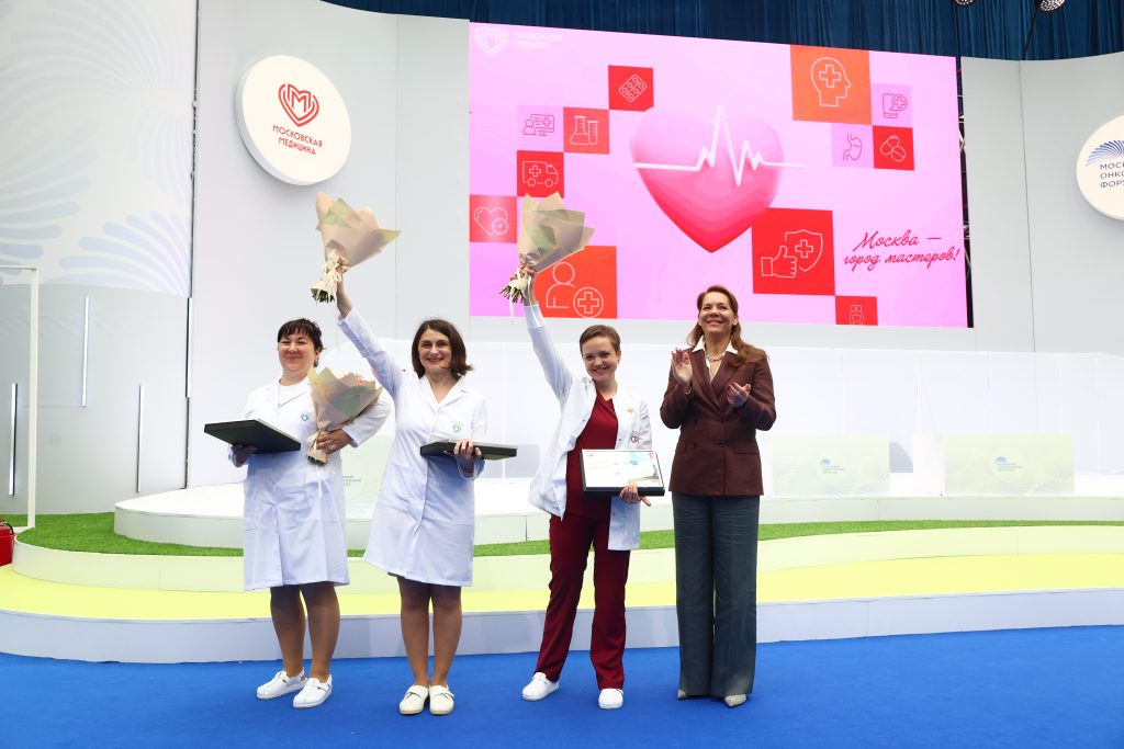 Медсестра из ГКБ имени Валентина Буянова победила в конкурсе «Московские мастера». Фото: пресс-служба Департамента здравоохранения Москвы