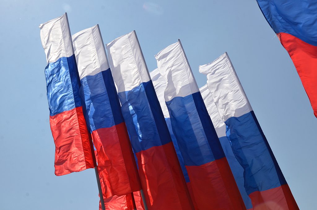 Кадеты школы №1466 имени Надежды Рушевой приняли участие в дне рождения «Юнармии». Фото: Анна Быкова, «Вечерняя Москва»