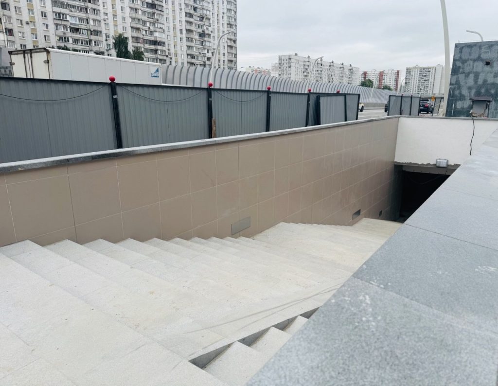 Подземный переход в Царицыно откроют осенью. Фото: страница управы района Царицыно