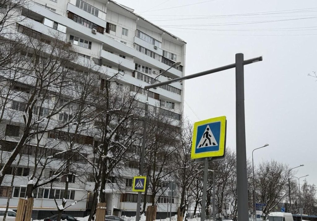 Специалисты завершили монтаж опор контрастного освещения в Царицыне. Фото: Telegram-канал управы района Царицыно