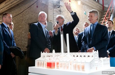 Мэр Москвы Сергей Собянин посетил презентацию музейного комплекса, который будет построен на месте бывшей ГЭС-2