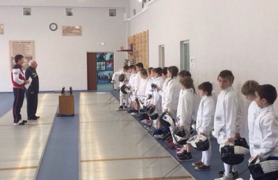Занятия по фехтованию проходят в физкультурно-оздоровительном комплексе «Царицыно»