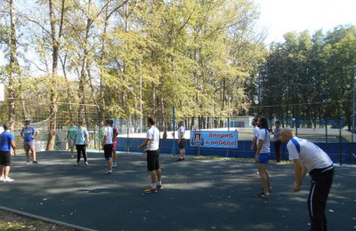 Турнир по волейболу в районе Царицыно