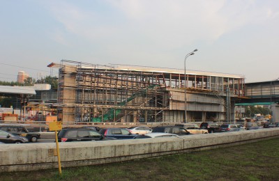 Строительство ТПУ «Автозаводская» в Южном округе