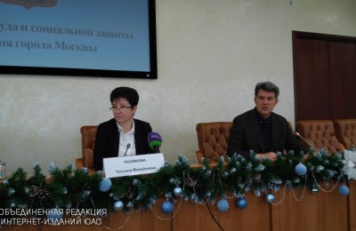 Татьяна Полякова на пресс-конференции
