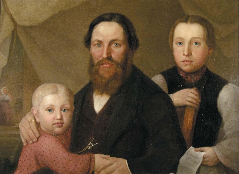 Портрет купца Казакова с сыновьями