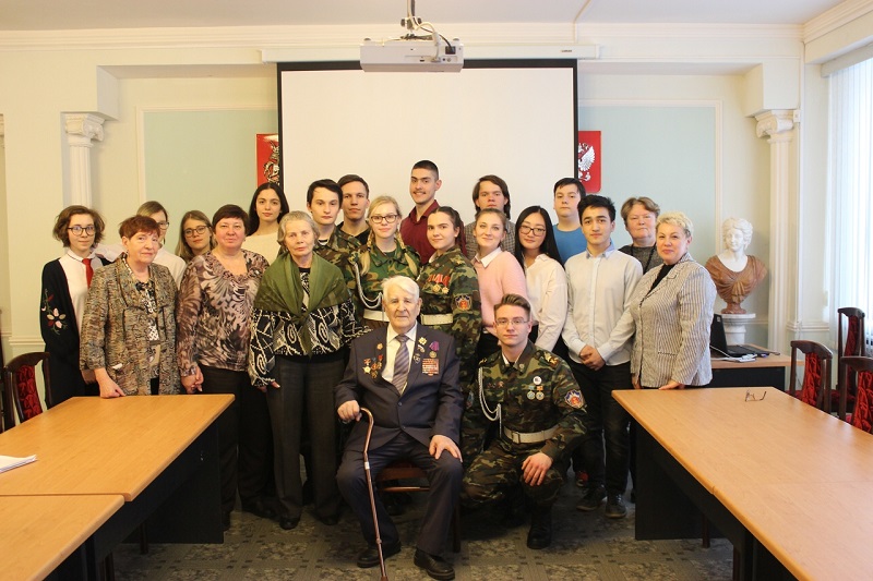 Встреча, ветераны, Колледж «Царицыно», Политехническое отделение, День защитника Отечества