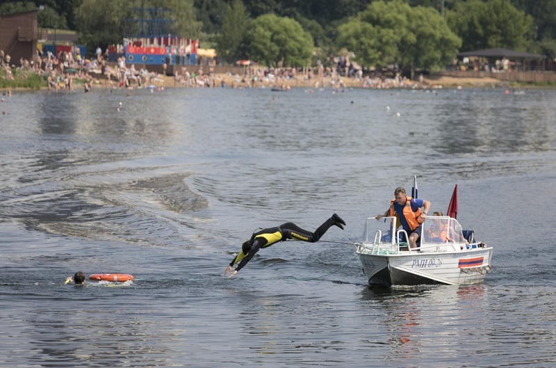 На Борисовских прудах был спасен мужчина