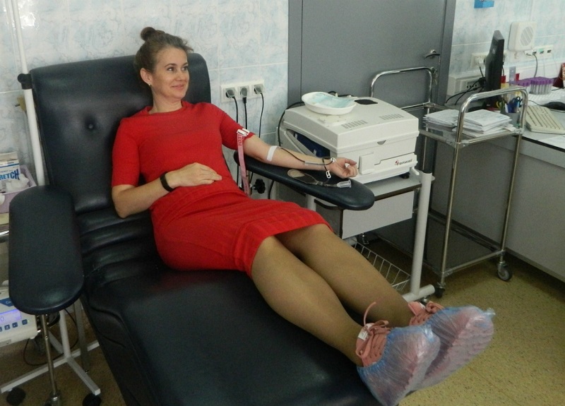 «День донора», акция, донор, донорство, сдача крови, ОПК, отделение переливания крови, больница имени Буянова