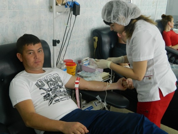 «День донора», акция, донор, донорство, сдача крови, ОПК, отделение переливания крови, больница имени Буянова