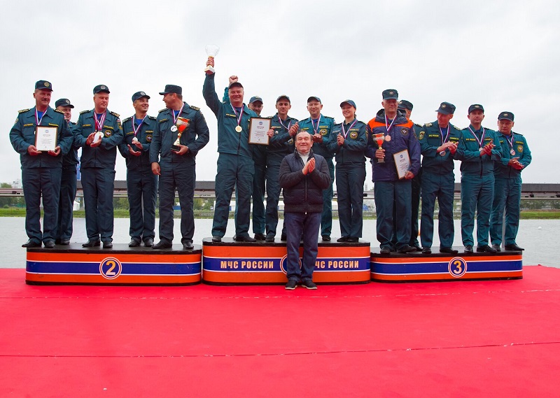 Финал Открытого чемпионата Москвы по боевому развертыванию прошел на Гребном канале