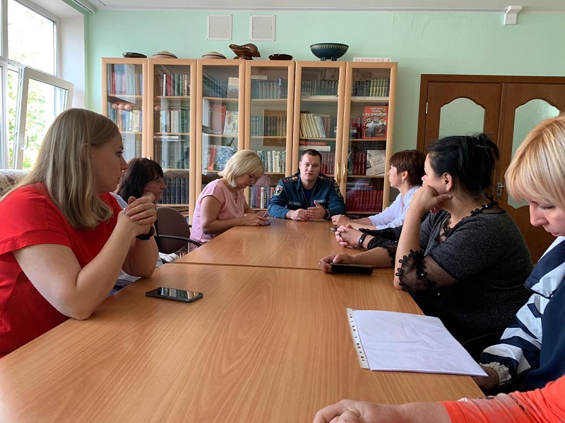 Занятие о правилах пожарной безопасности прошло в филиале «Братеево» ТЦСО «Орехово»