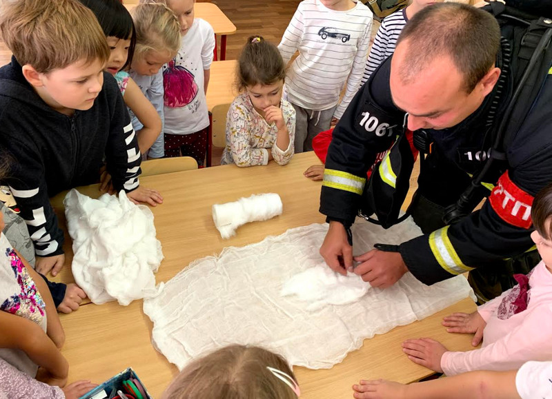 Мастер – класс от МЧС