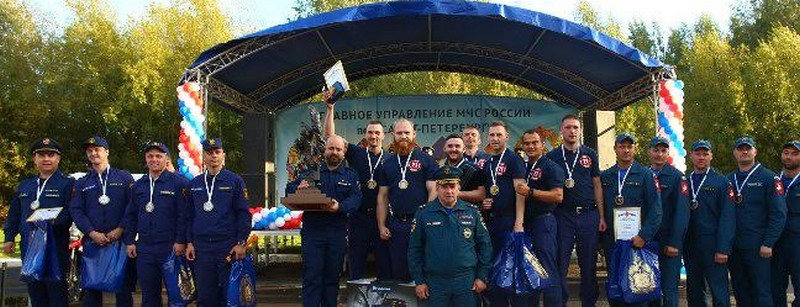 Московские пожарные завоевали почетную «бронзу» в городе на Неве