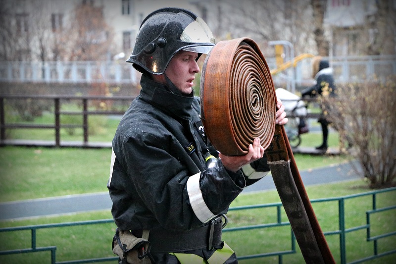 Тренировочные пожарно-тактические учения прошли в ЮАО