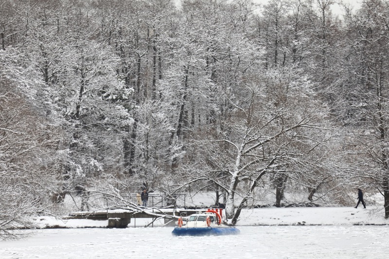 В январе на водных объектах Москвы спасено шесть человек