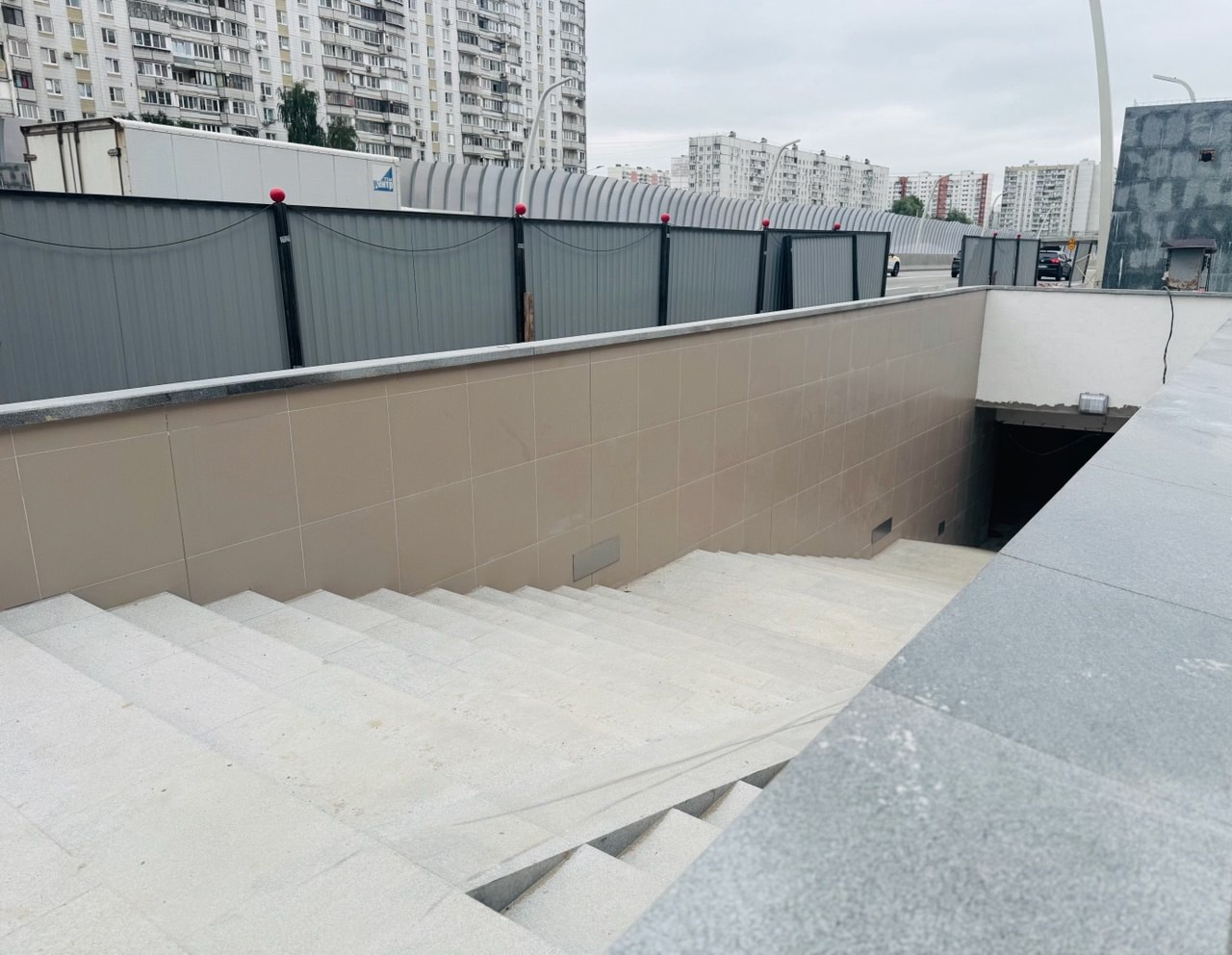 Подземный переход в Царицыно откроют осенью. Фото: страница управы района Царицыно