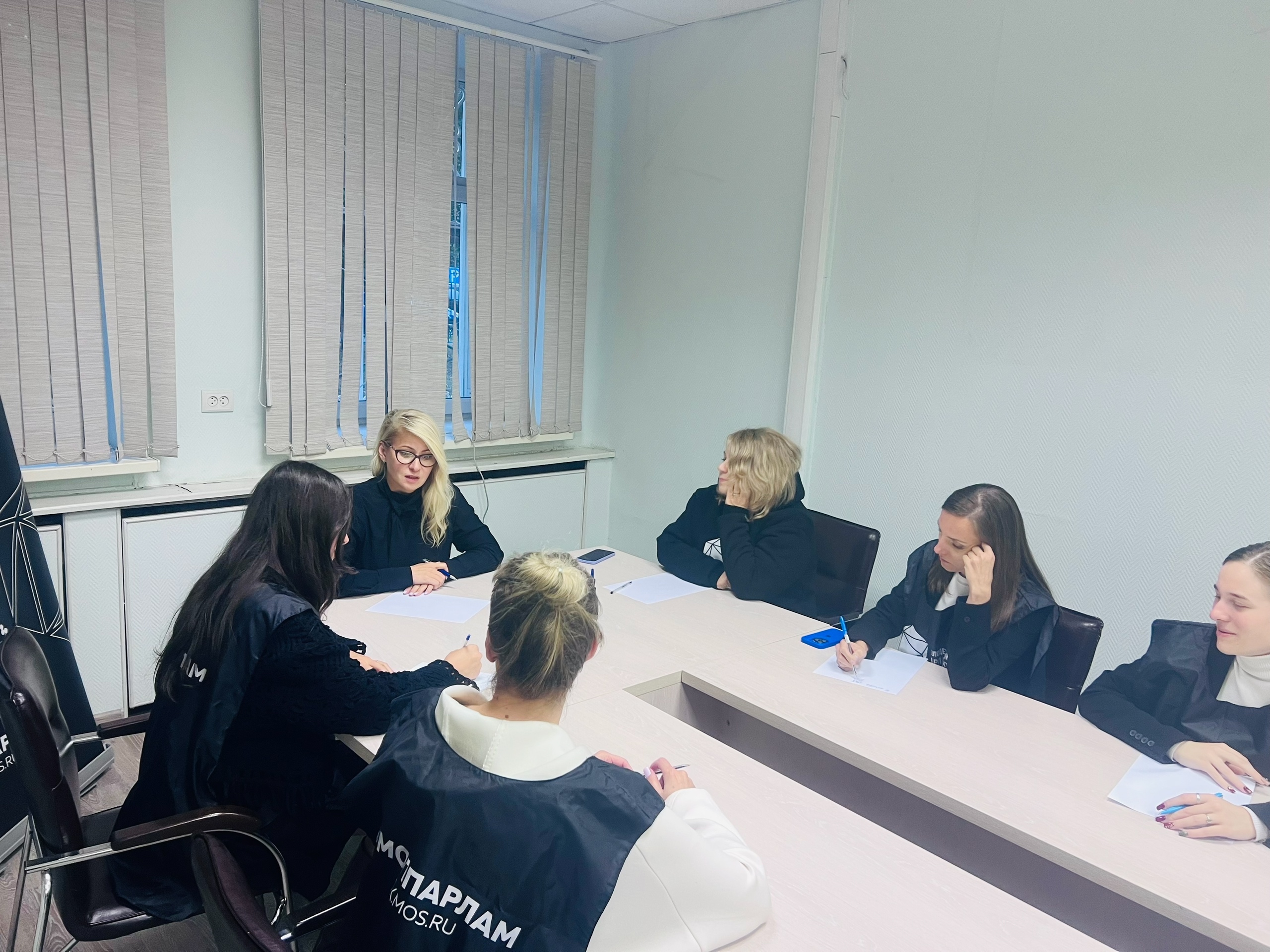 Заседание Молодежной палаты района Царицыно состоялось в управе. Фото: страница молодежной палаты района Царицыно в социальных сетях.