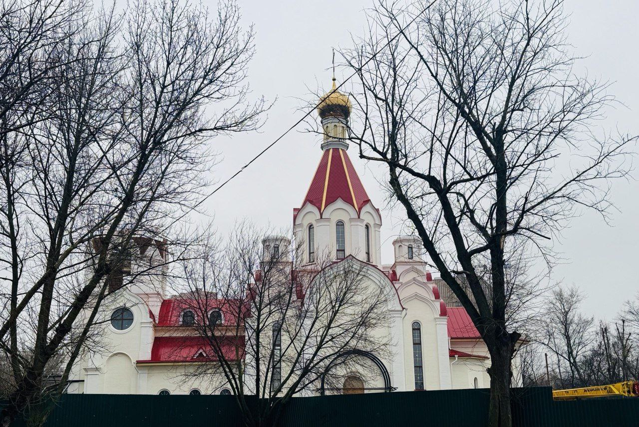 Строительство храма в Царицыне продолжается. Фото: Telegram-канал управы района Царицыно